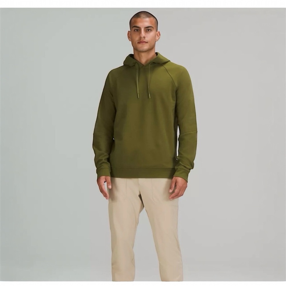 Lululemon Men's City Sweat Pullover Hoodie Juniper Green Small Athletic